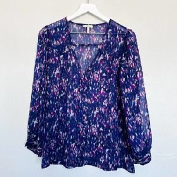 Joie XS Blouse Top Silk - Picture 2 of 9